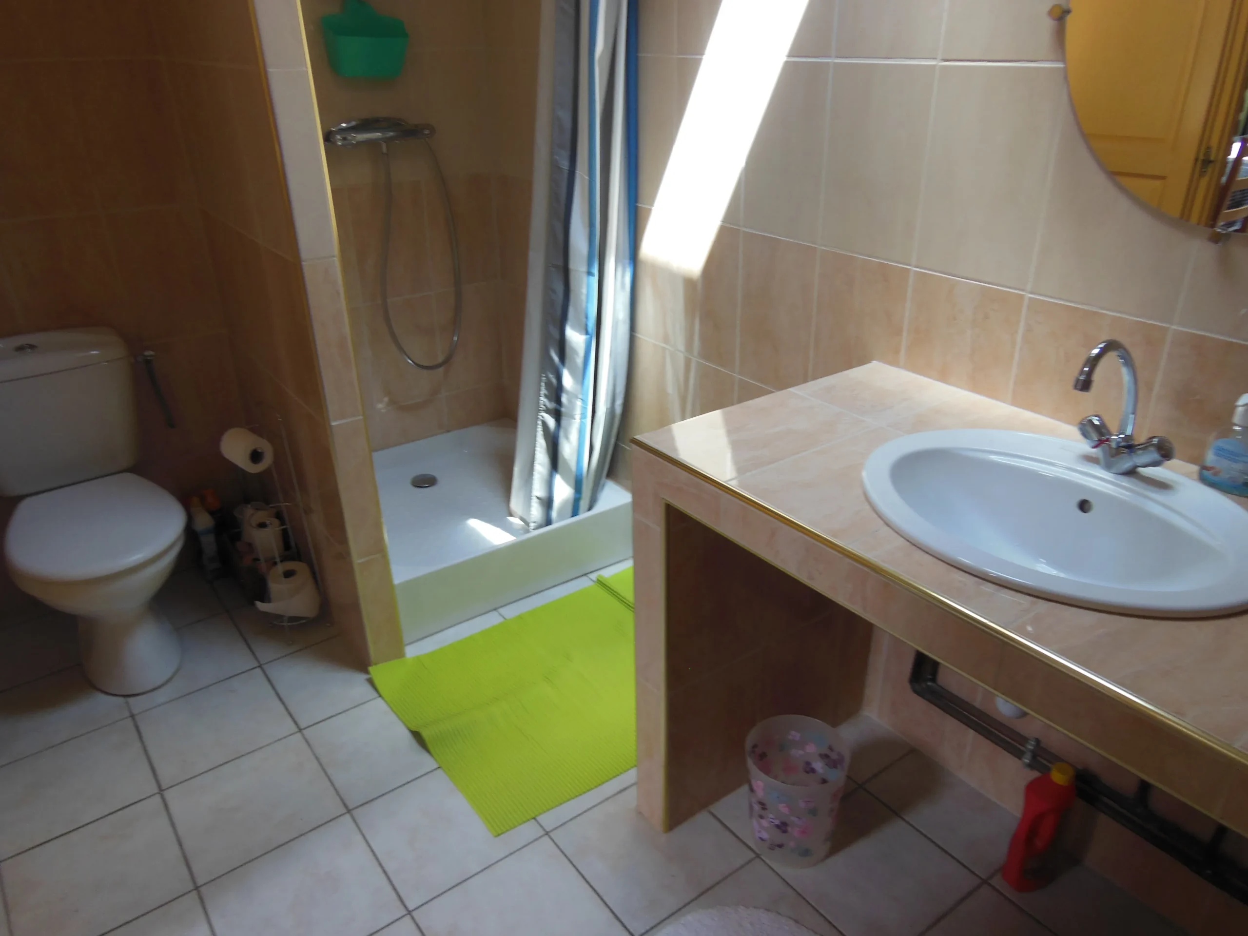 Salle de bain gîte La Forge Vimbert